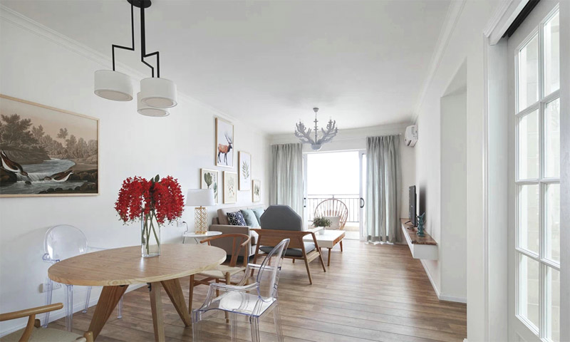 海畔藍(lán)庭裝修案例